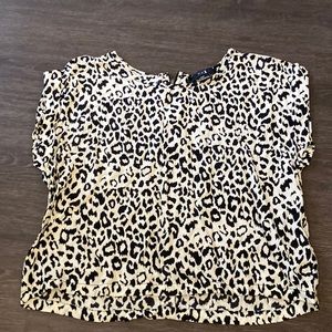 Forever 21 leopard print shirt